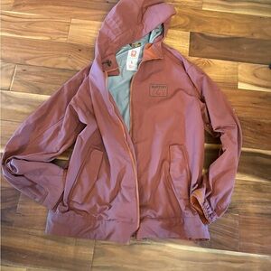 Burton Mauve Hooded snowboard ski Jacket size large